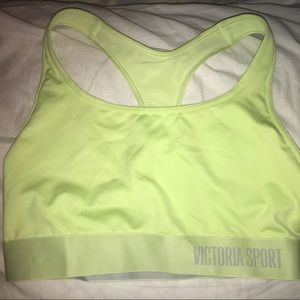 Victoria’s Secret Lime Green Racerback Sports Bra